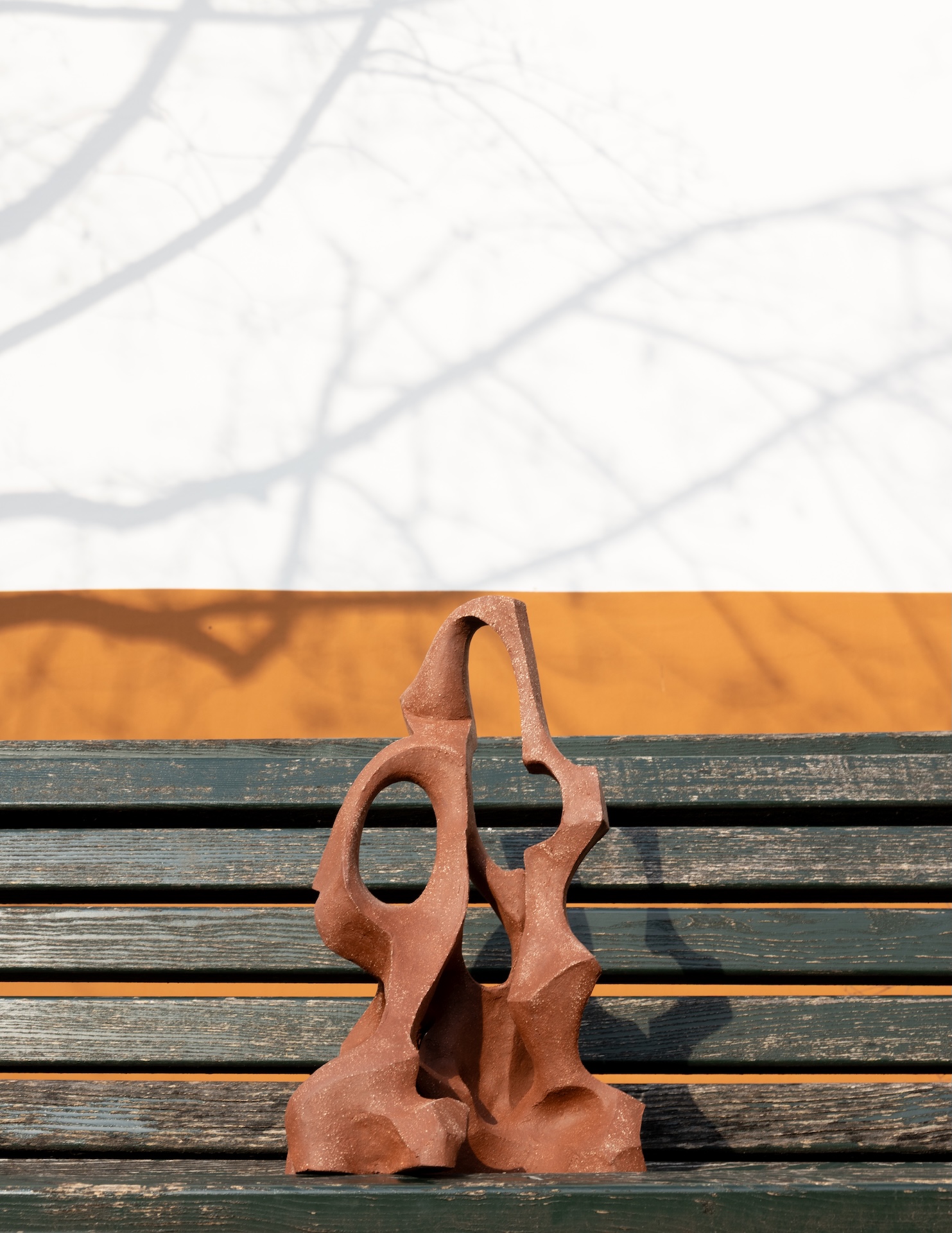 Red Geometric — detail